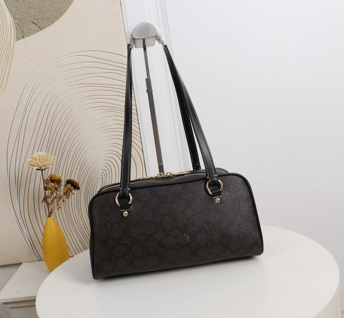Boston Style Shoulder Bag – Medium Size