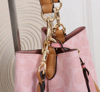 Signature Monogram Drawstring Bucket Bag | Crossbody & Shoulder Edition