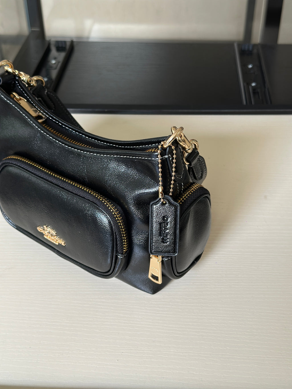 Multi-Pocket Zipper Shoulder & Crossbody Bag