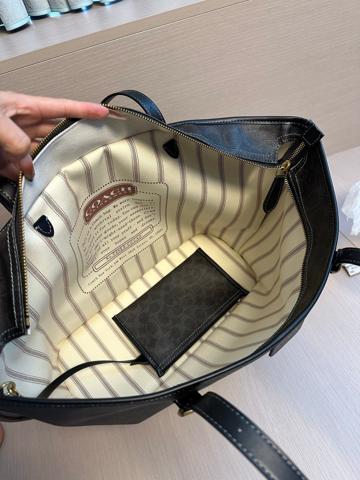 Signature Monogram Luxe Tote Bag