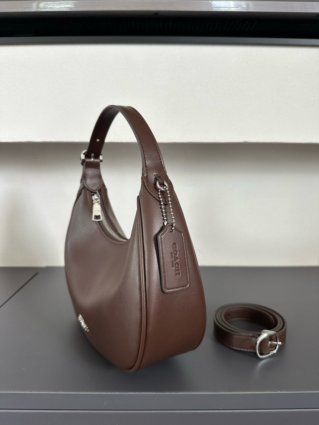 Luxury Signature Monogram Crescent Hobo Shoulder Bag✨