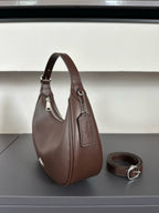 Luxury Signature Monogram Crescent Hobo Shoulder Bag✨