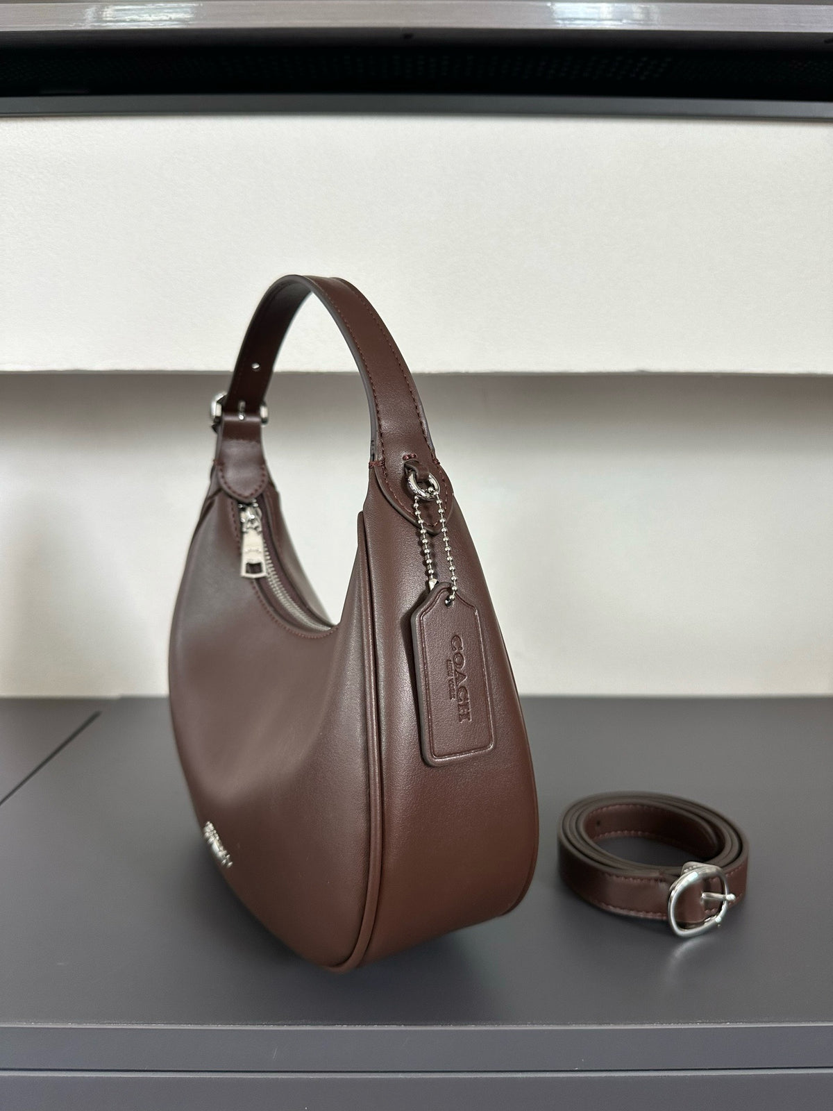 Luxury Signature Monogram Crescent Hobo Shoulder Bag✨