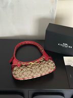 Women's Belted Ergo 26 Signature Canvas Hobo Bag