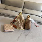 3-Piece Monogram Canvas Kiss-Lock Bag Set
