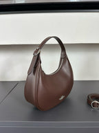 Luxury Signature Monogram Crescent Hobo Shoulder Bag✨