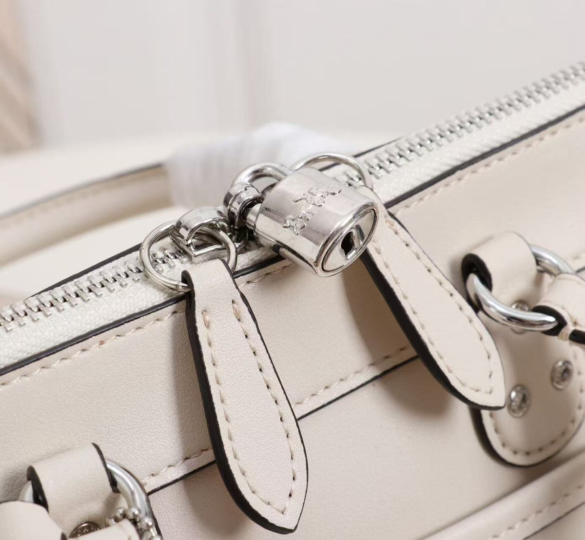 Structured Satchel Handbag with Top Handle and Crossbody Strap
