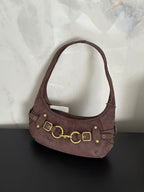 Women's Belted Ergo 26 Signature Canvas Hobo Bag