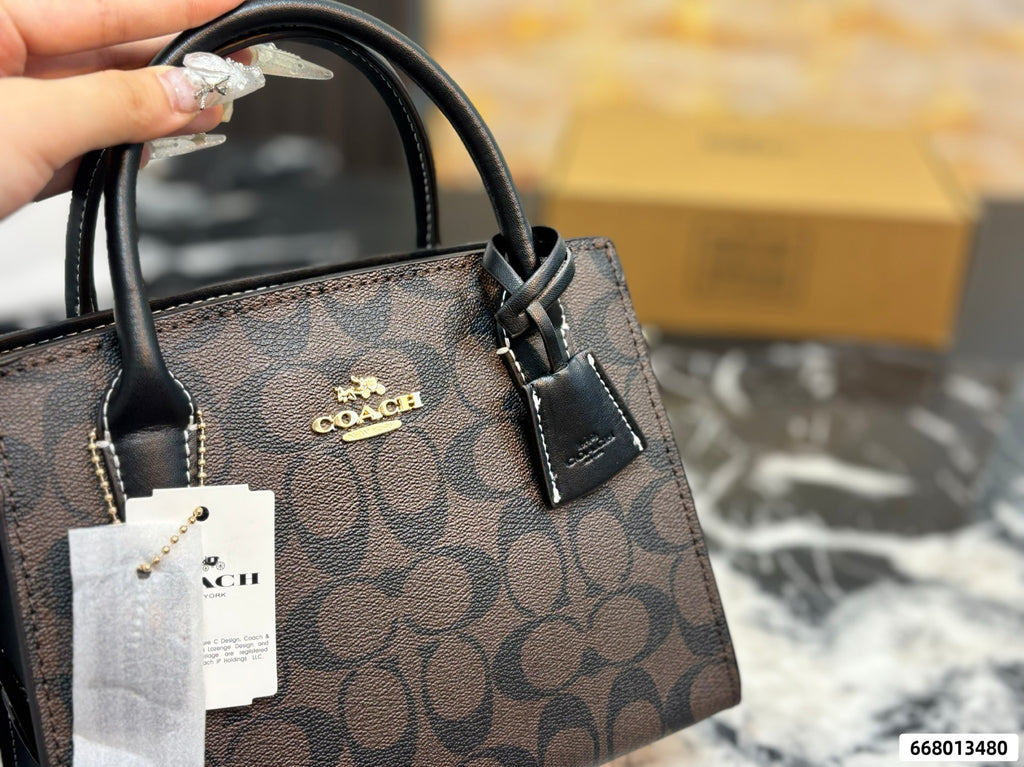 Structured Monogram Mini Tote & Satchel