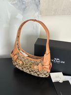 Women's Belted Ergo 26 Signature Canvas Hobo Bag
