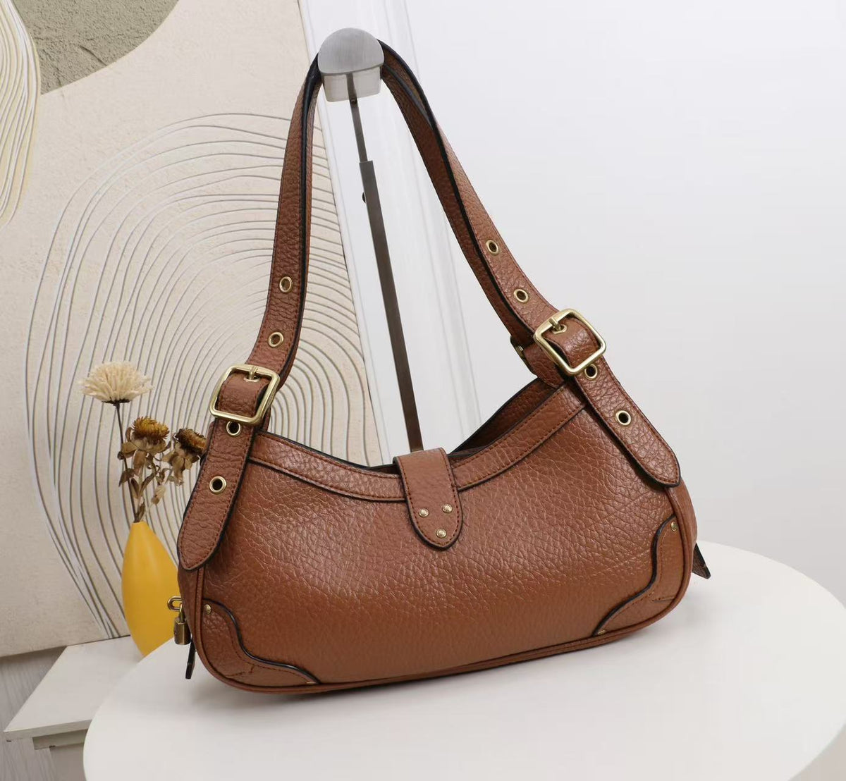 Luxury Structured Shoulder Bag