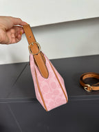 Luxury Signature Monogram Crescent Hobo Shoulder Bag✨
