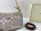 Signature Jacquard Convertible Shoulder Bag