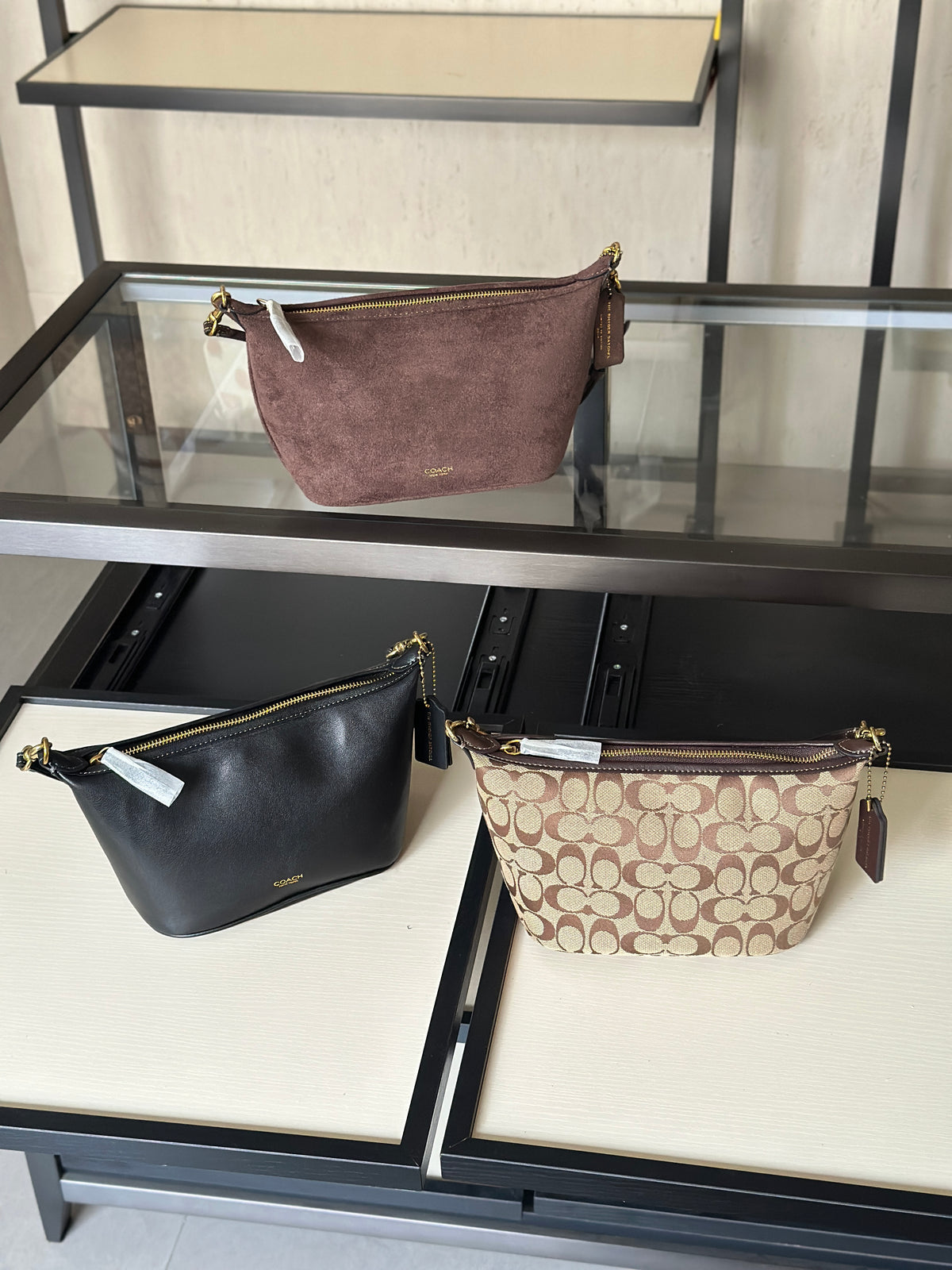 Signature Monogram Demi Shoulder & Crossbody Bag