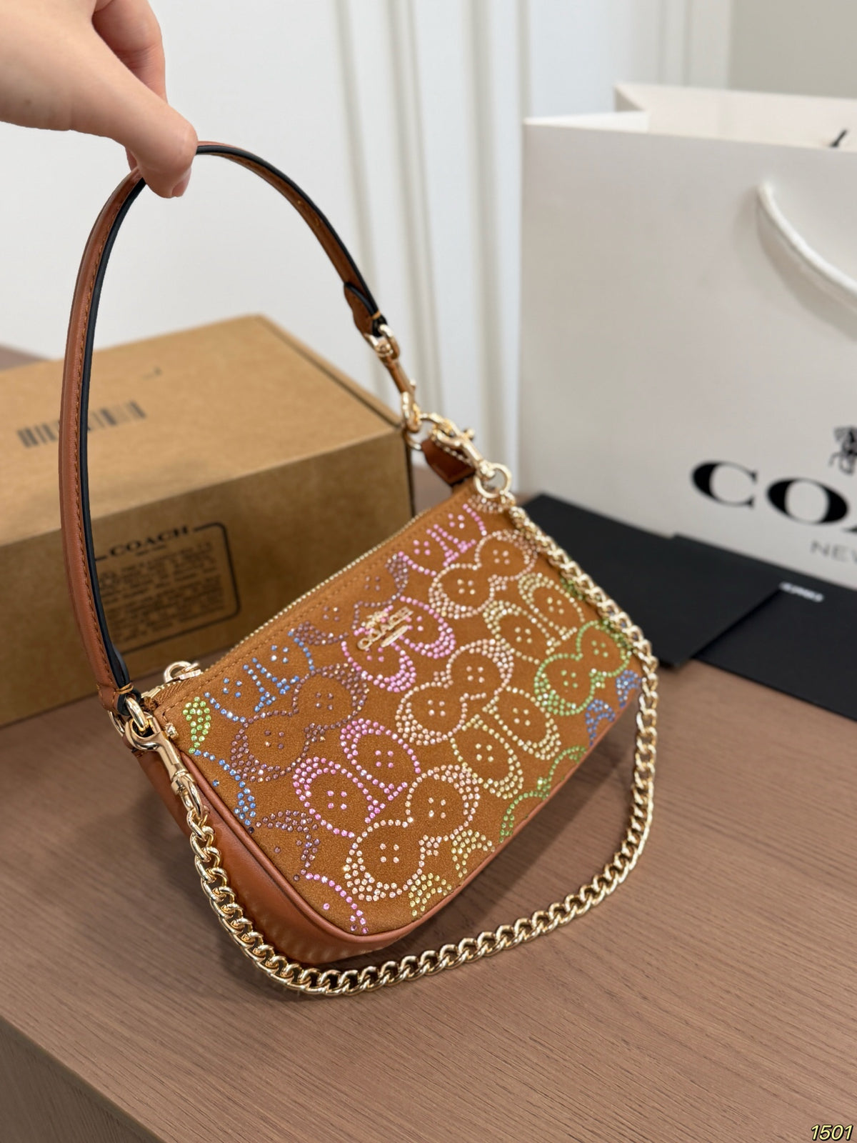 Monogram Canvas Pochette – Mini Underarm Shoulder Bag