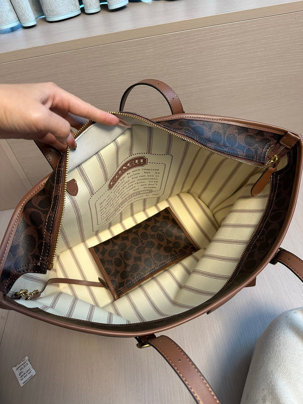 Signature Monogram Luxe Tote Bag