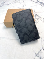 Elegant Signature Medium Zip Wallet