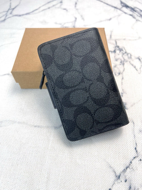 Elegant Signature Medium Zip Wallet