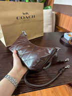 Luxe Quilted Chain Shoulder Bag