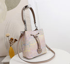 Signature Monogram Drawstring Bucket Bag | Crossbody & Shoulder Edition