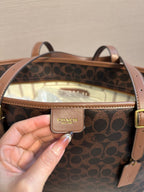 Signature Monogram Luxe Tote Bag