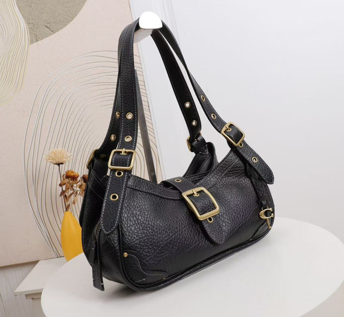 Luxury Structured Shoulder Bag