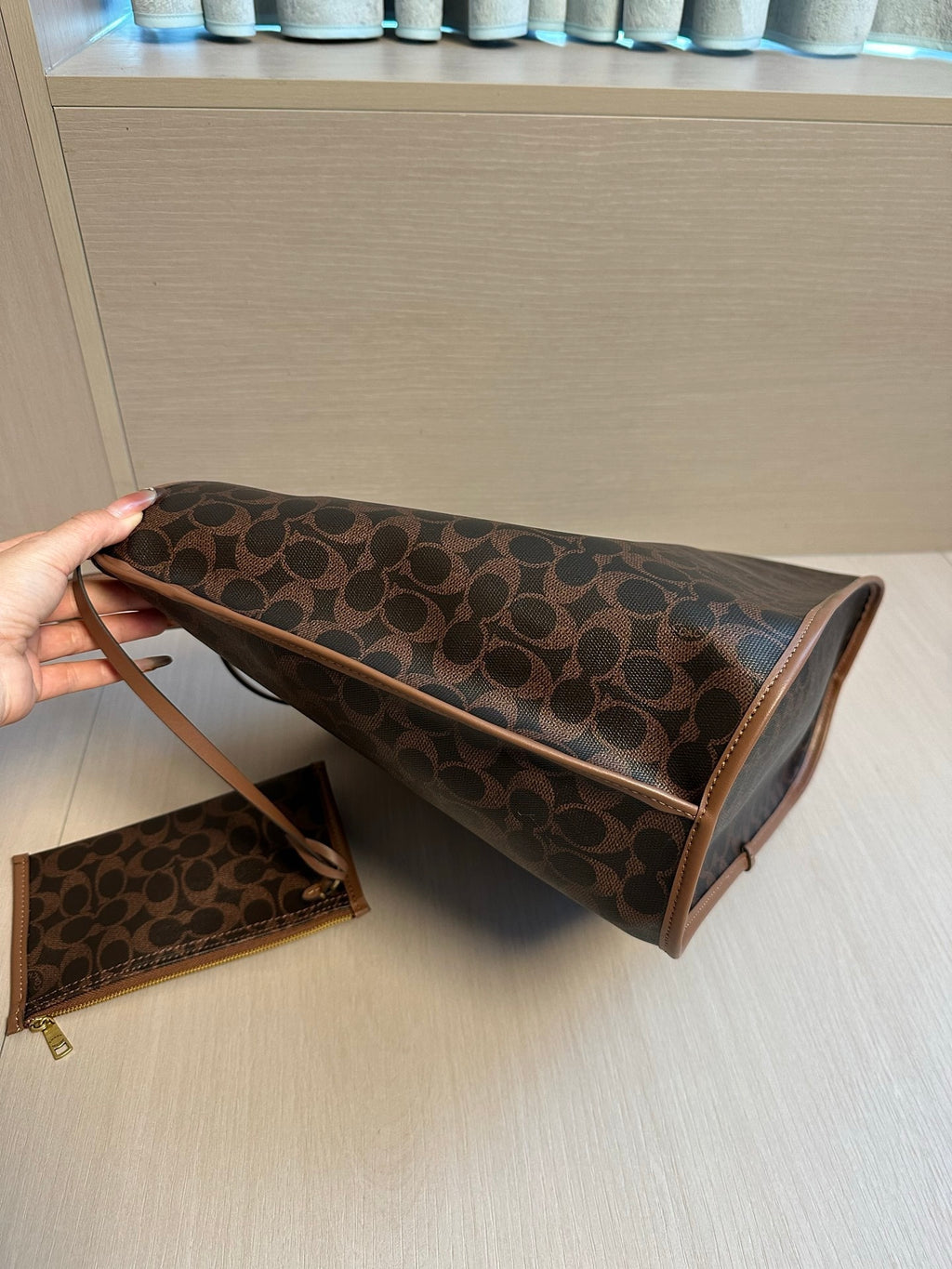 Signature Monogram Luxe Tote Bag