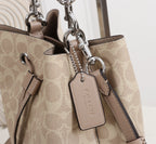 Signature Monogram Drawstring Bucket Bag | Crossbody & Shoulder Edition
