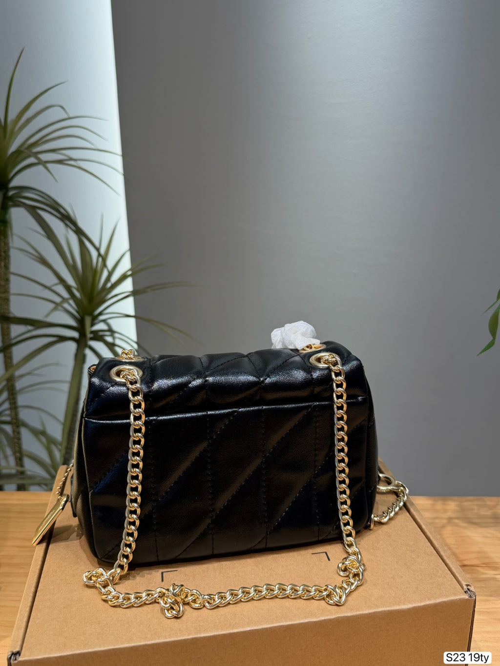 Quilted Monogram Flap Crossbody Bag – Luxury Convertible Chain Shoulder Bag
