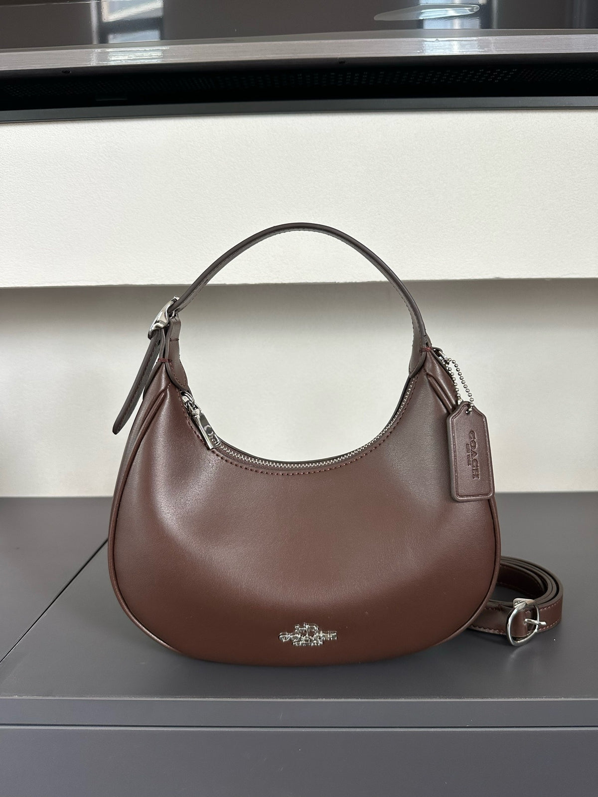 Luxury Signature Monogram Crescent Hobo Shoulder Bag✨