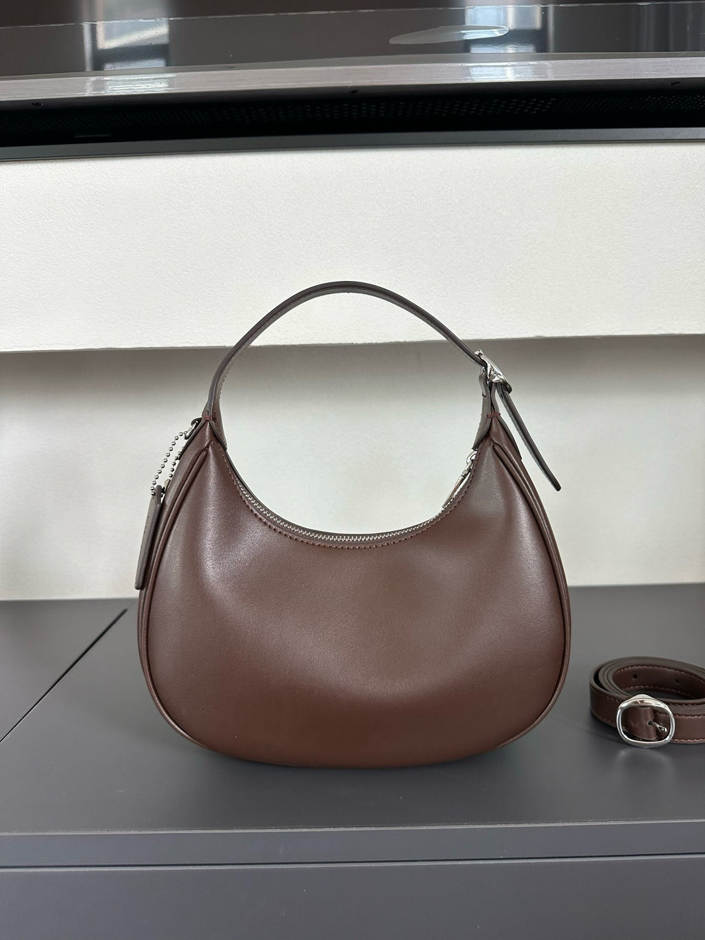 Luxury Signature Monogram Crescent Hobo Shoulder Bag✨
