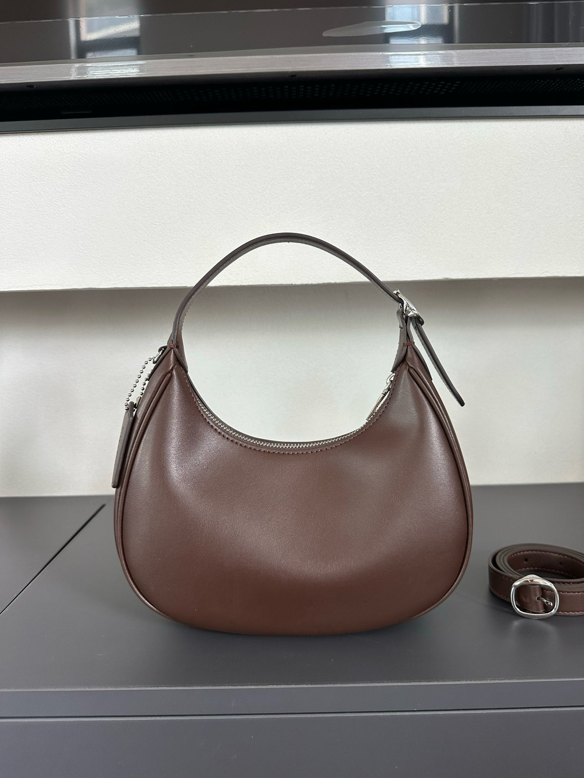 Luxury Signature Monogram Crescent Hobo Shoulder Bag✨