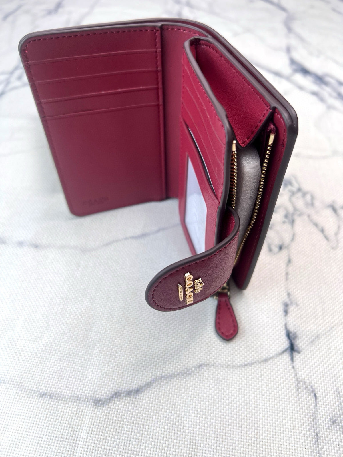 Elegant Signature Medium Zip Wallet