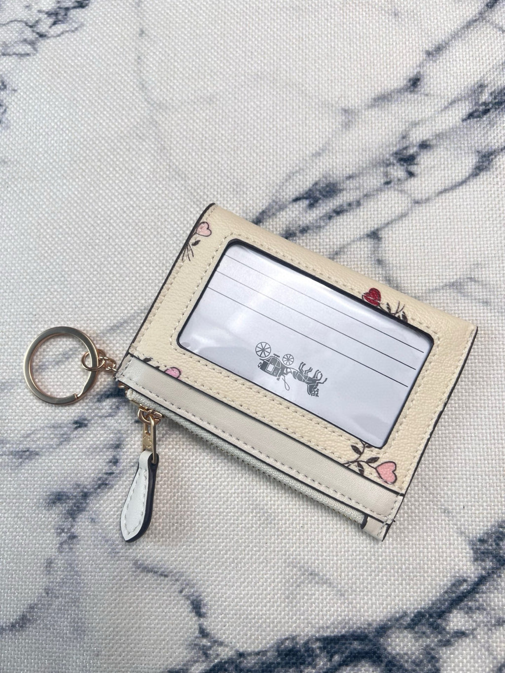 Luxury Signature Floral Mini Wallet & Card Holder