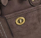 Structured Satchel Handbag with Top Handle and Crossbody Strap