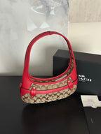 Women's Belted Ergo 26 Signature Canvas Hobo Bag