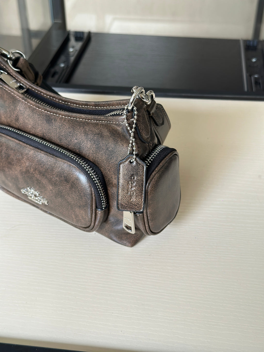 Multi-Pocket Zipper Shoulder & Crossbody Bag