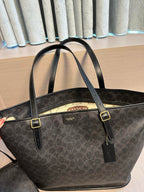Signature Monogram Luxe Tote Bag