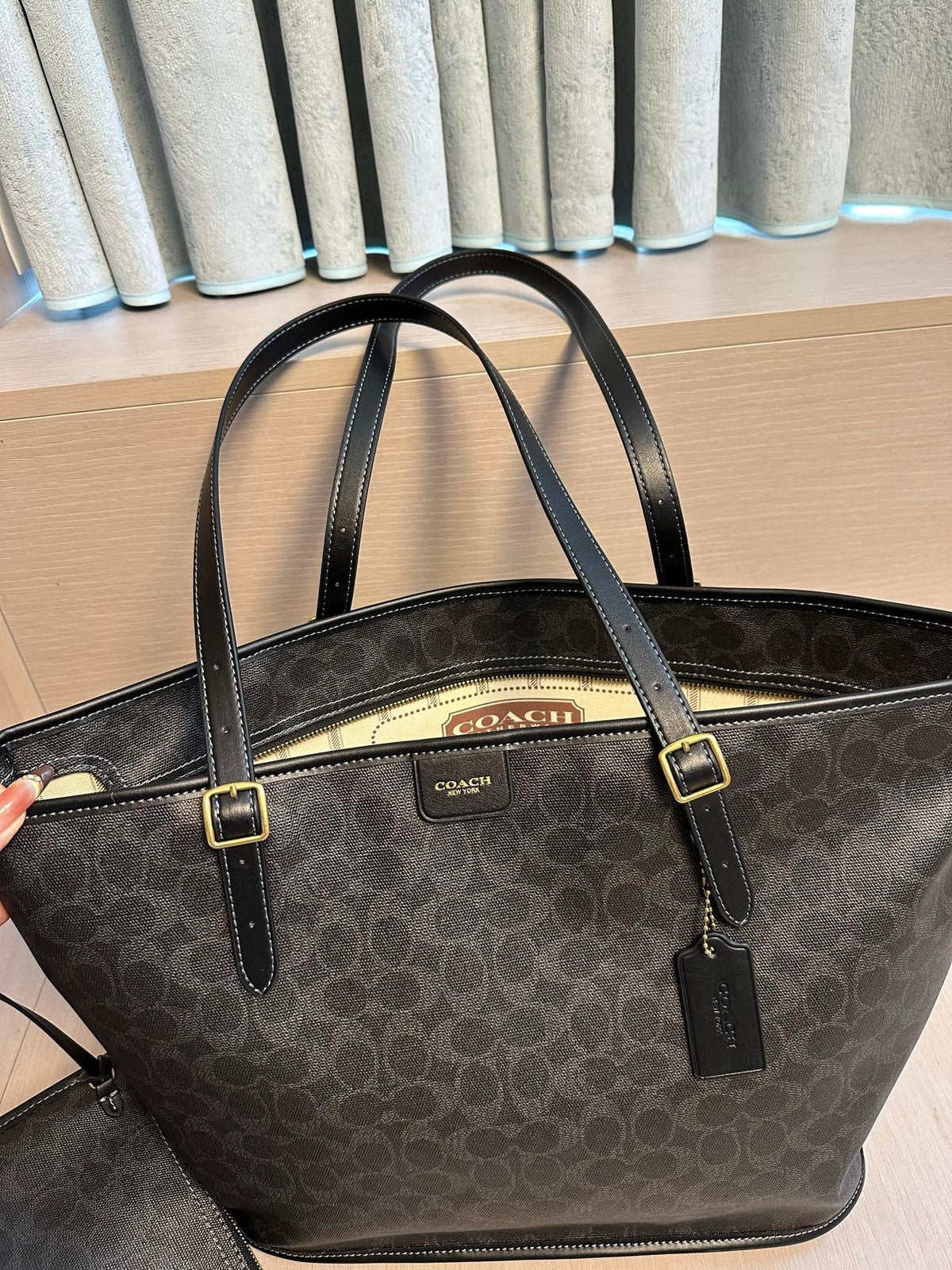 Signature Monogram Luxe Tote Bag