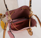 Signature Monogram Drawstring Bucket Bag | Crossbody & Shoulder Edition