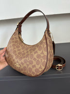 Luxury Signature Monogram Crescent Hobo Shoulder Bag✨