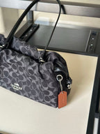 Women's Faye 26 Monogram Signature Canvas Shoulder Bag
