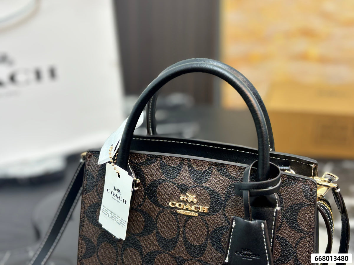 Structured Monogram Mini Tote & Satchel