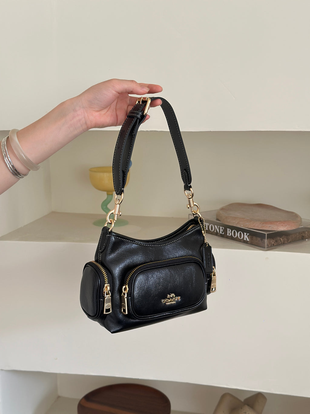 Multi-Pocket Zipper Shoulder & Crossbody Bag