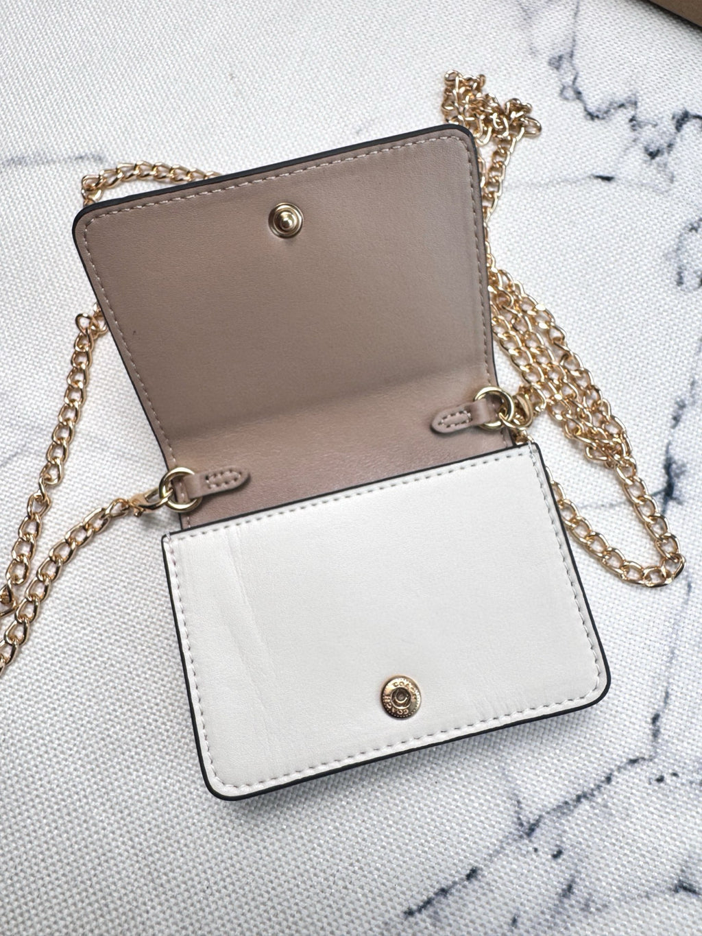 Floral Cherry Print Chain Wallet