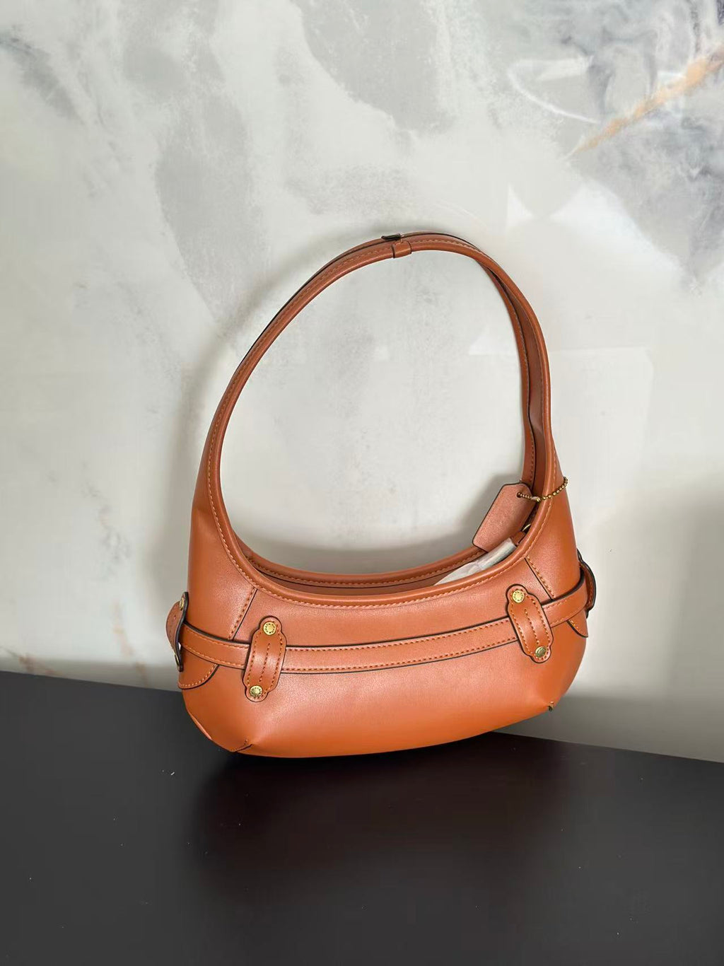 Women's Belted Ergo 26 Signature Canvas Hobo Bag