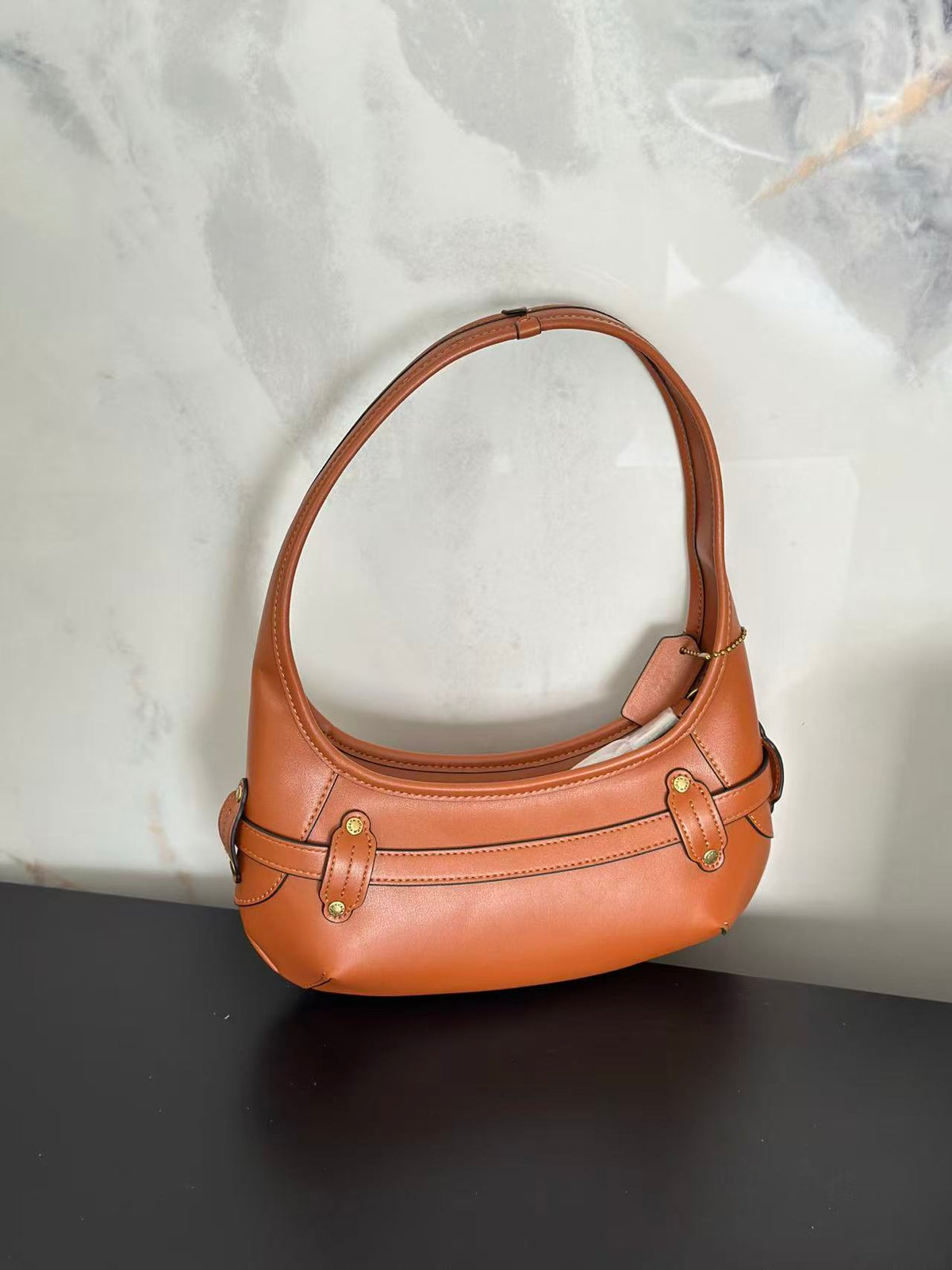 Women's Belted Ergo 26 Signature Canvas Hobo Bag