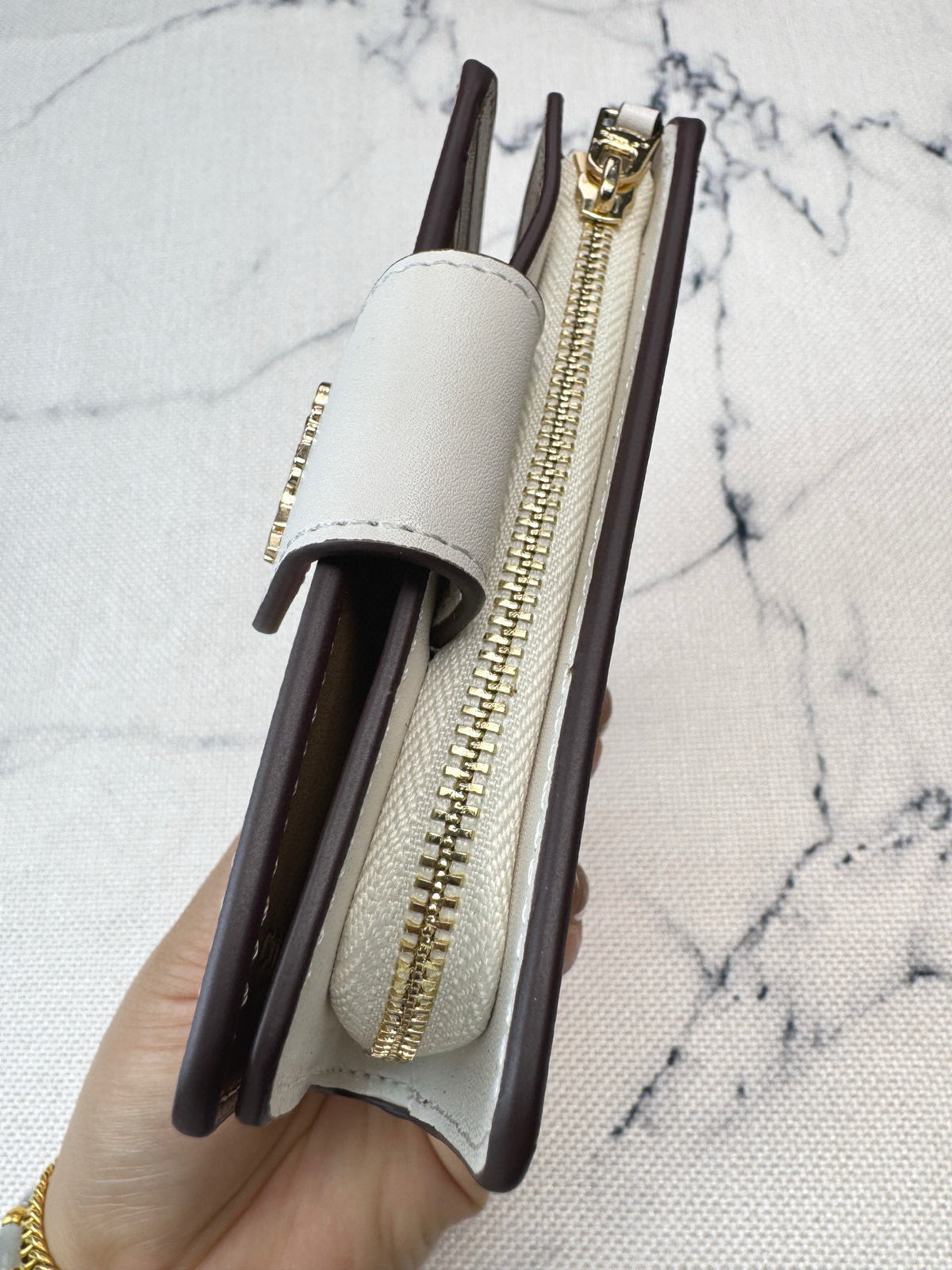 Elegant Signature Medium Zip Wallet