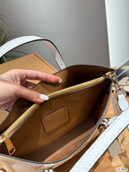 The Floral Printed Leather Bucket Tote & Crossbody