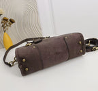 Structured Satchel Handbag with Top Handle and Crossbody Strap